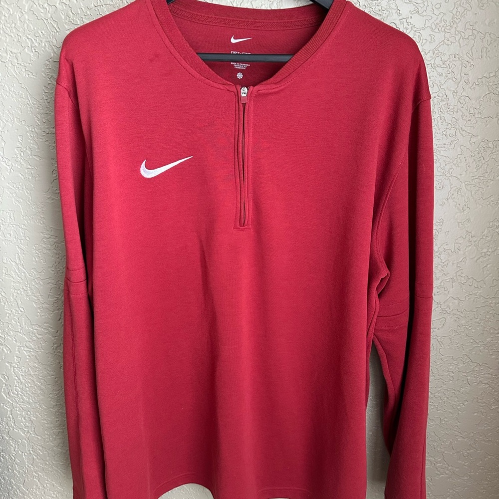 Nike Men’s Dri-Fit Red Long Sleeve